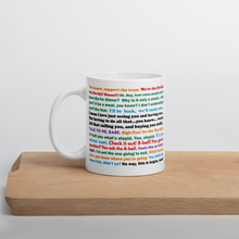 Load image into Gallery viewer, David Puddy Quotes Mug