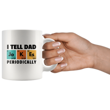 Load image into Gallery viewer, Dad Jokes Periodically White Mug