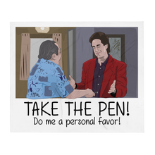Load image into Gallery viewer, Take The Pen! Throw Blanket