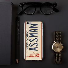 Load image into Gallery viewer, NY ASSMAN Plate iPhone Case