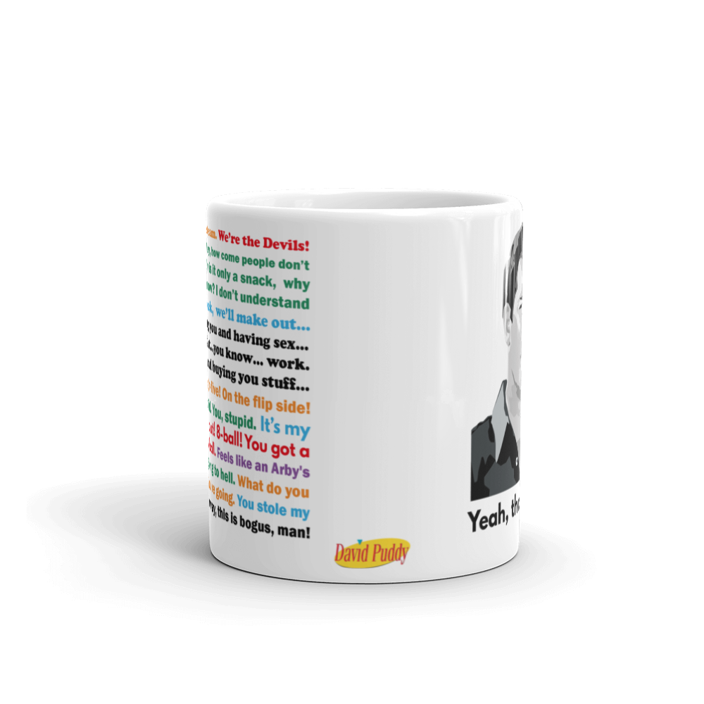 George Costanza Mug, Funny Seinfeld Gifts,Costanza Quotes Mug, Seinfeld art