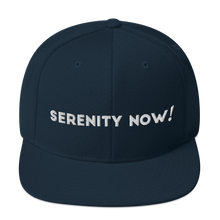 Load image into Gallery viewer, Serenity Now Frank Costanza Snapback Hat