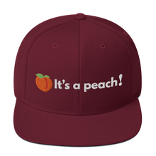 Load image into Gallery viewer, It's a peach Snapback Hat
