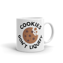 Load image into Gallery viewer, Cookies Don't Liquefy  I Black & White Cookie Mug