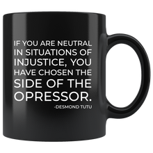 Load image into Gallery viewer, Desmond Tutu Black Mug