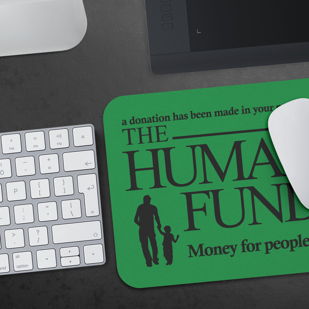 Human fund mousepad
