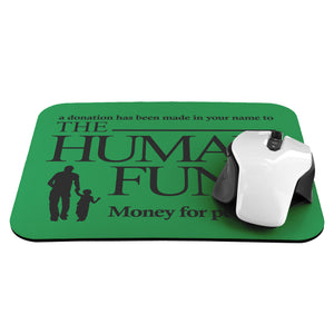 Human fund mousepad