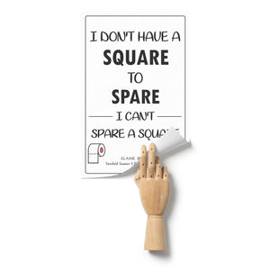 Spare a Square Poster