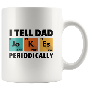 Dad Jokes Periodically White Mug