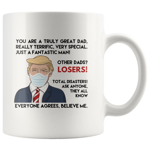 Trump fathers day mug