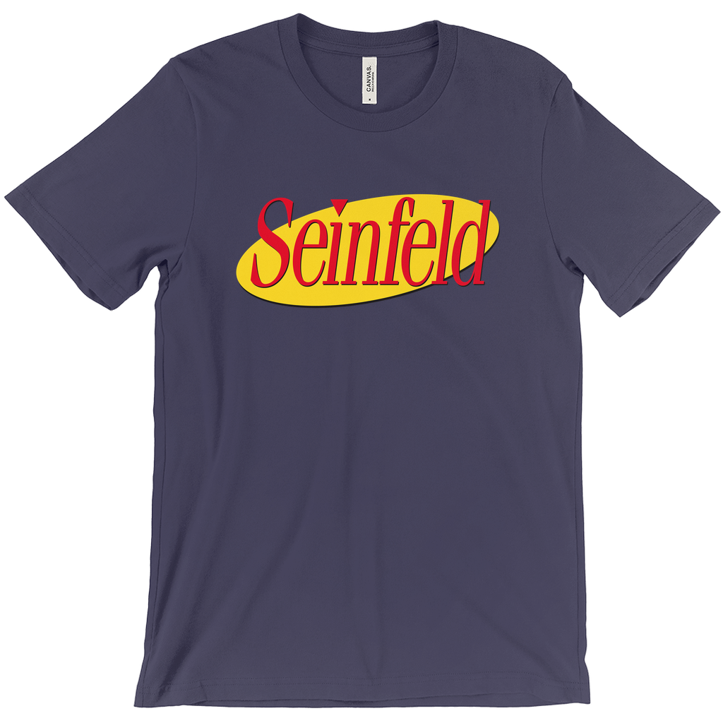 til Vær opmærksom på Samler blade Seinfeld 90s Sitcom Logo T-Shirt – Seingrams