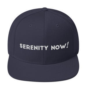 Serenity Now Frank Costanza Snapback Hat
