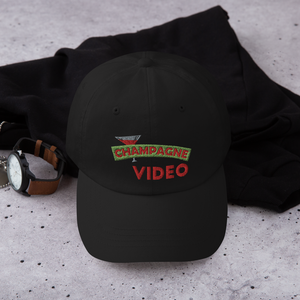 Champagne Video Store Baseball/Dad hat