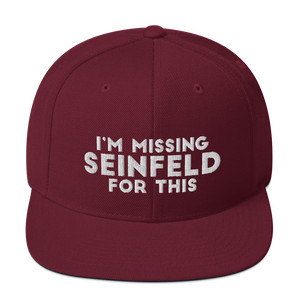 I'm Missing Seinfeld For This Snapback Hat