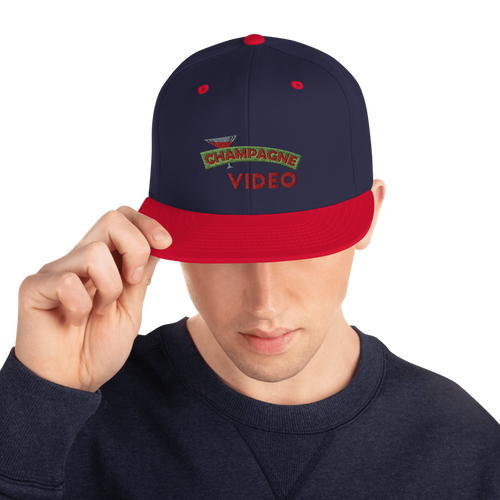 Champagne Video Store Snapback Hat