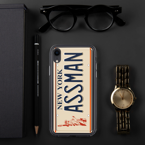 NY ASSMAN Plate iPhone Case