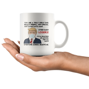 Trump fathers day mug