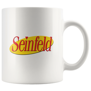 Seinfeld Logo White Mug