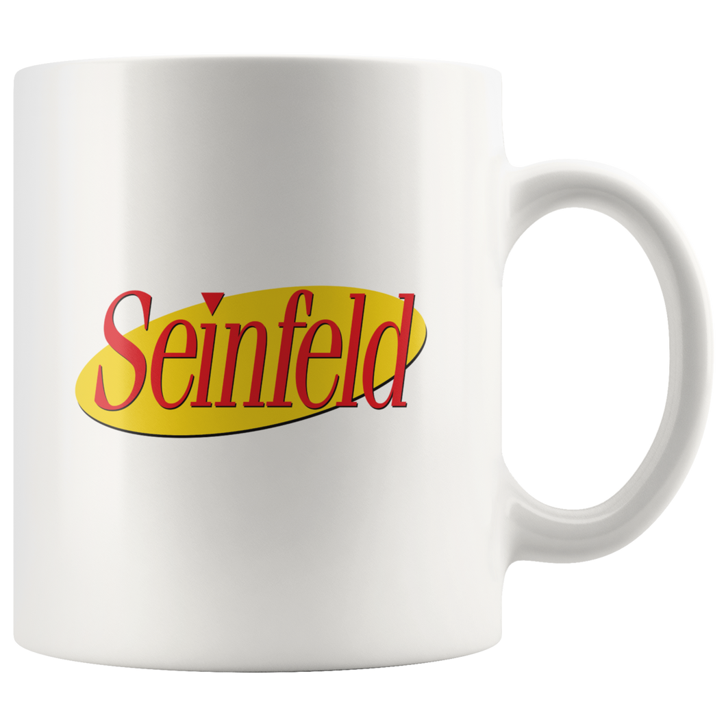 Seinfeld Logo White Mug